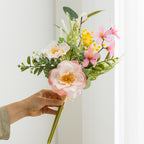 Bouquet de camélias artificiels en soie, 45 cm, décoration intérieure, mariage, événements, ins moderne, élégant