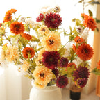 Bouquet de marguerites artificielles en soie, 54 cm, 8 fleurs, décoration intérieure, ambiance élégante et sans entretien