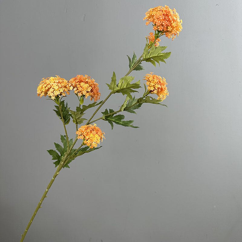 Bouquet de 6 fleurs d'hortensia en plastique, 85 cm, décoration intérieure élégante pour mariage, maison ou bureau