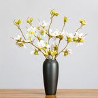 Fleur artificielle de cotonnier, tige unique de 90 cm, 11 têtes, décoration intérieure, style rustique