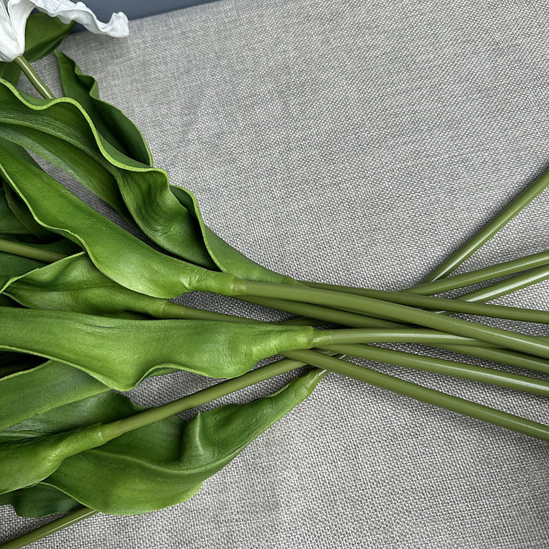 Fleur artificielle Iris en PU, tige unique de 64 cm, décoration élégante pour mariage, maison et extérieur