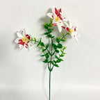 Branche d'Eucalyptus et Poinsettia Artificielle, 30 cm, Décoration Intérieure et Extérieure, Mariage, Noël, Lot de 10