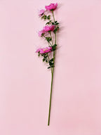 Fleurs artificielles Cosmos, bouquet de 6 fleurs en tissu soyeux, 70 cm, décoration intérieure élégante, mariage et maison
