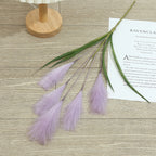 Tige artificielle Pampas 50 cm, décoration élégante pour mariage, maison, extérieur, couleur naturelle