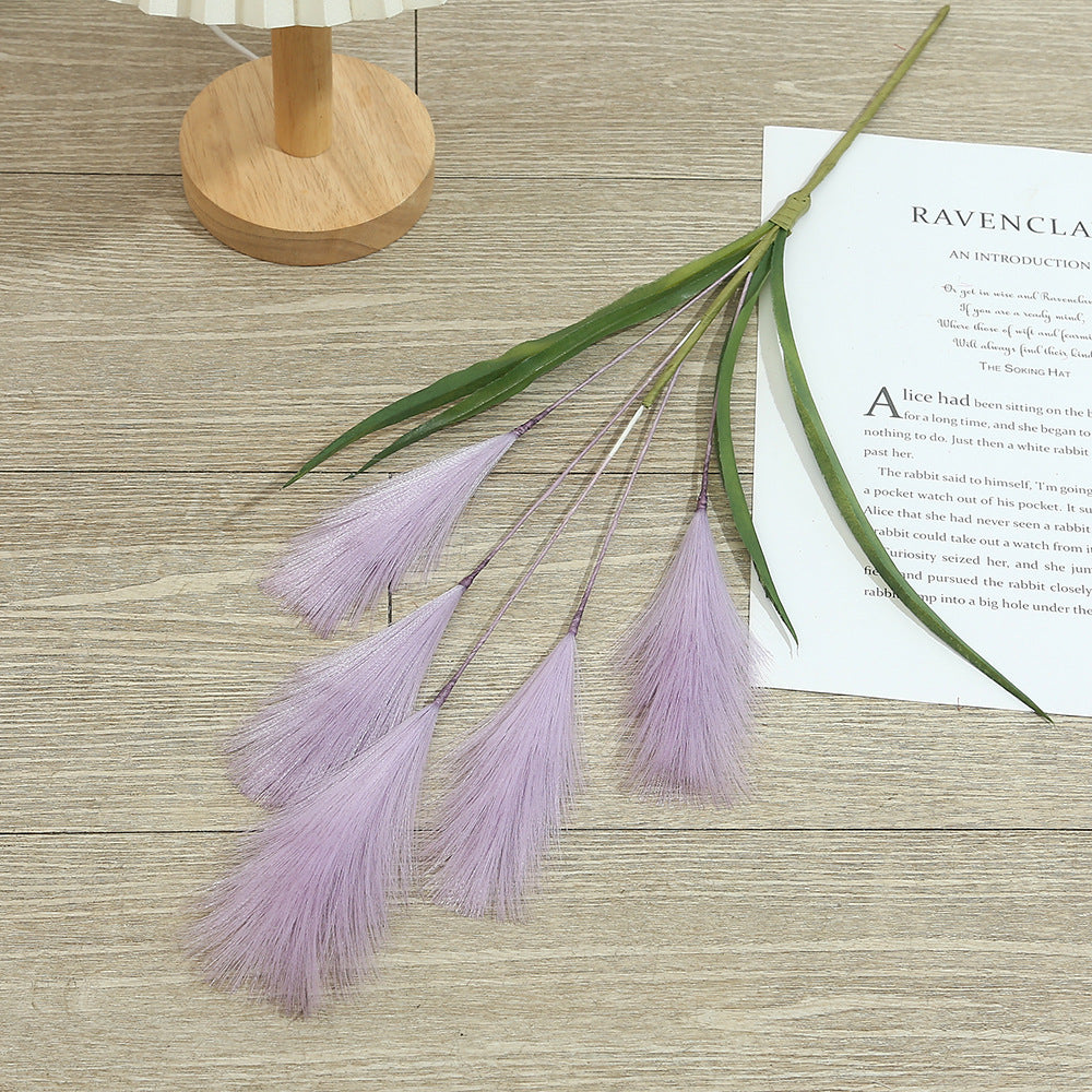 Tige artificielle Pampas 50 cm, décoration élégante pour mariage, maison, extérieur, couleur naturelle