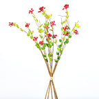 Bouquet de baies artificielles, 6 tiges avec 18 baies (50 cm), décoration intérieure style champêtre
