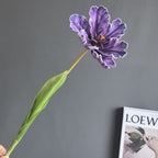 Tulipe artificielle en latex, tige unique, 68 cm, décoration intérieure/extérieure, mariage, événements