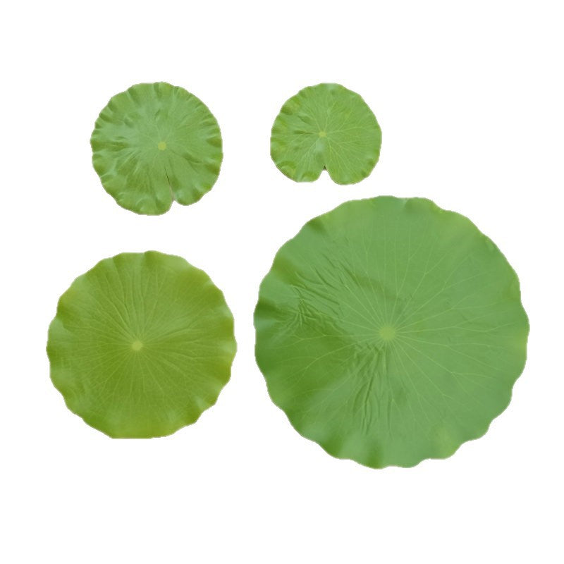 Feuille de lotus artificielle, décoration intérieure et extérieure, 40 cm, plastique, style campagne