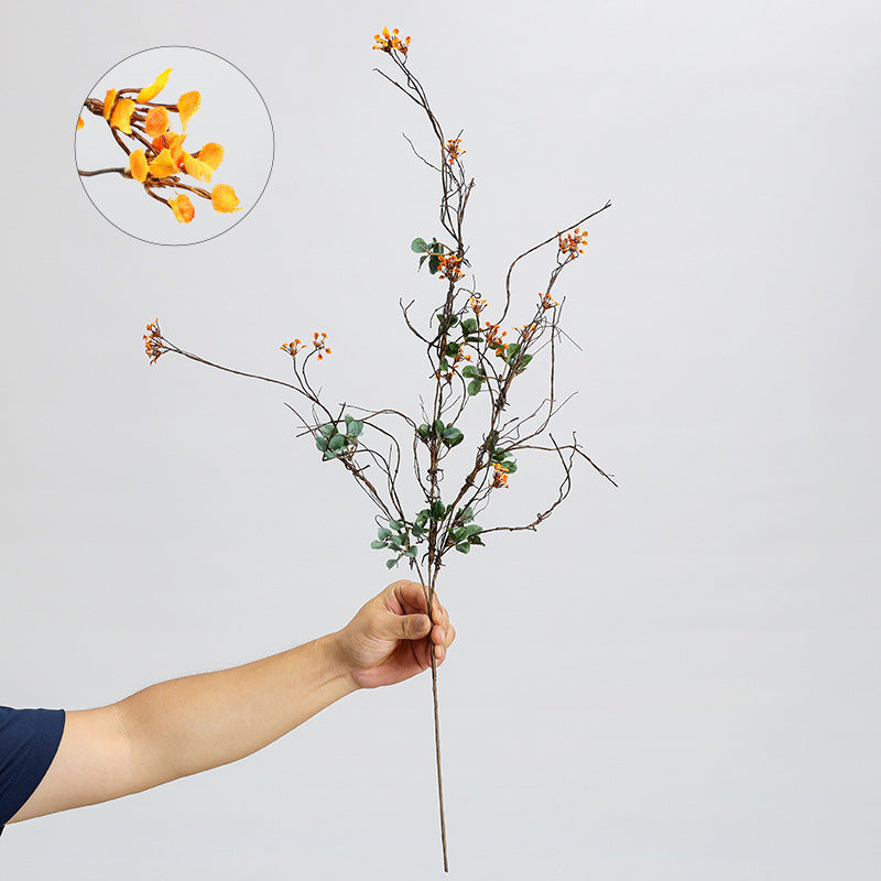 Plante Artificielle Gypsophile, Tige Unique avec 18 Fleurs, 85 cm, Tissu Polyester, Décoration Intérieure