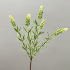 Bouquet de fleurs artificielles en plastique, lavande et jacinthe, 48 cm, décoration intérieure, mariage, événements