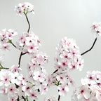 Bouquet artificiel de poirier en fleurs, 6 têtes, 92 cm, soie, décoration élégante pour mariage, terrasse, intérieur