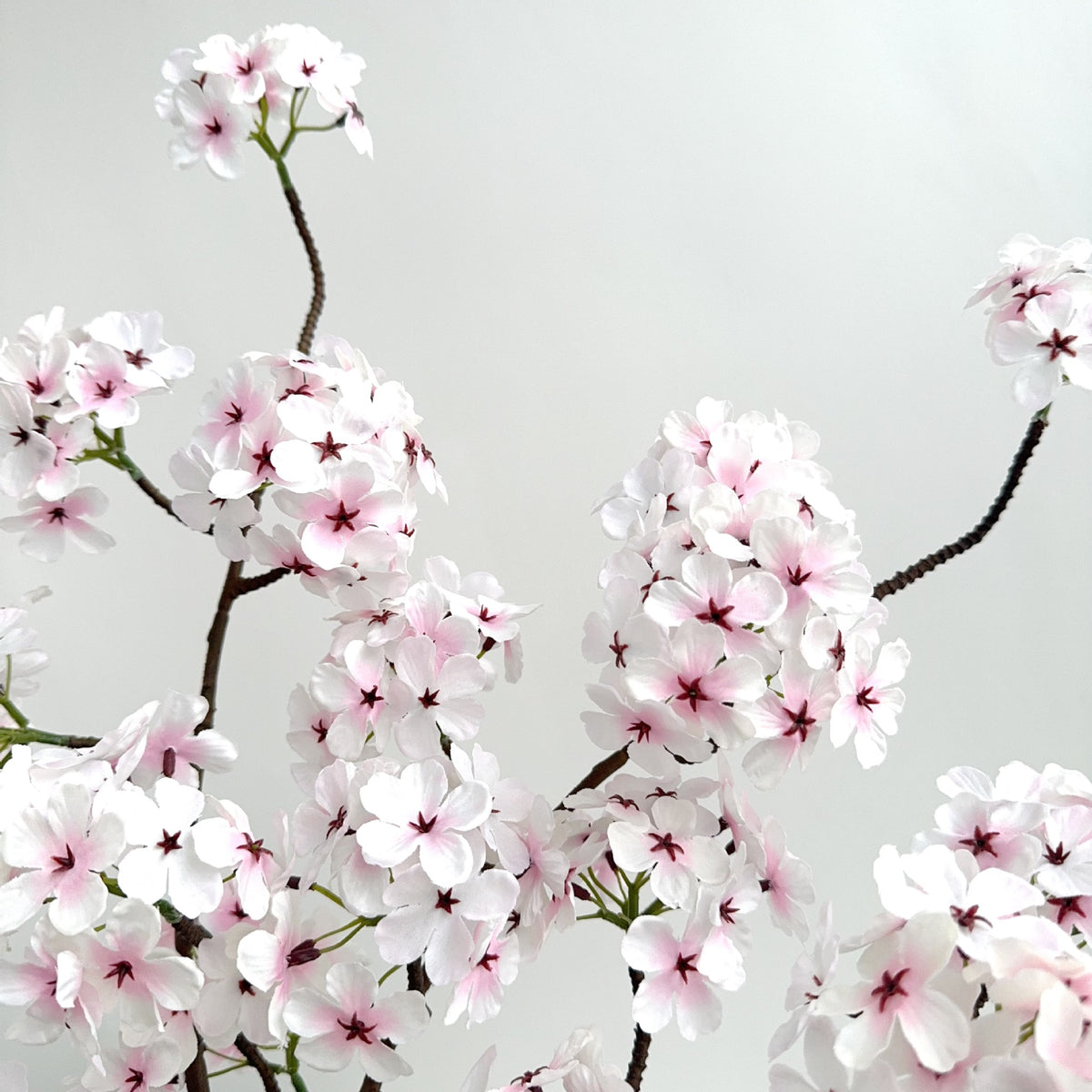 Bouquet artificiel de poirier en fleurs, 6 têtes, 92 cm, soie, décoration élégante pour mariage, terrasse, intérieur