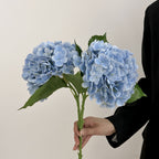 Fleur artificielle d'hortensia, tige unique avec 176 fleurs, 51 cm, tissu polyester, décoration intérieure et extérieure