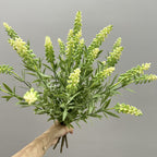 Bouquet de fleurs artificielles en plastique, lavande et jacinthe, 48 cm, décoration intérieure, mariage, événements