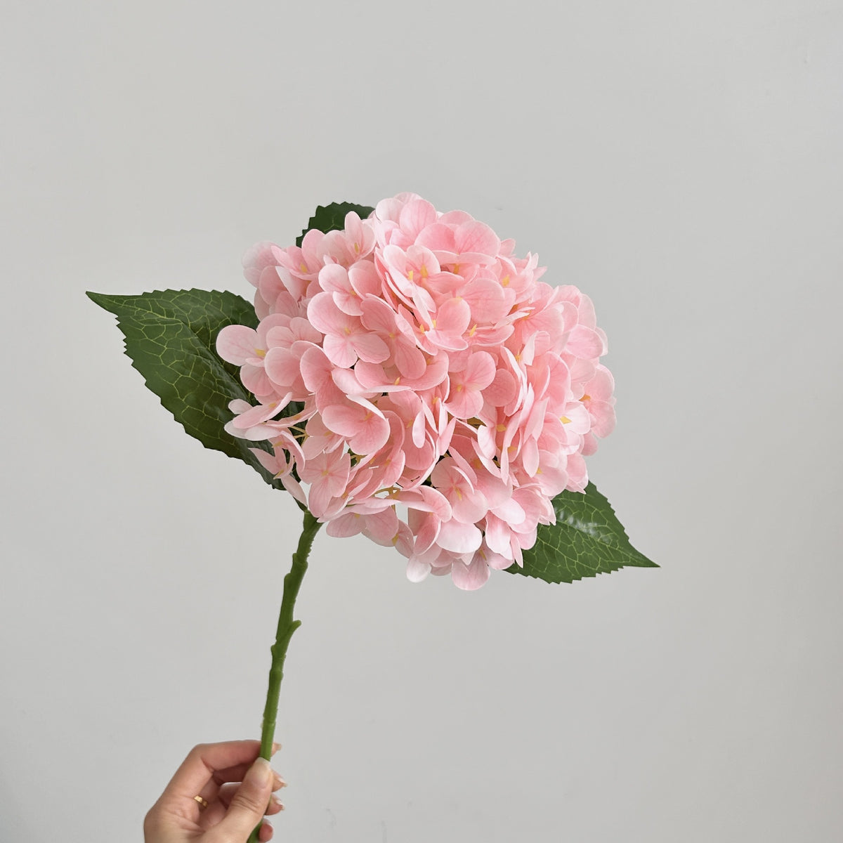 Fleur artificielle d'hortensia, tige unique avec 176 fleurs, 51 cm, tissu polyester, décoration intérieure et extérieure