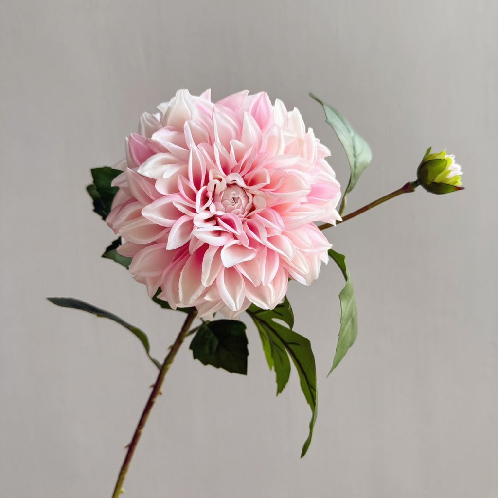 Fleurs artificielles Dahlias et Marguerites, 66 cm, tissu soyeux, décoration intérieure, chic et élégant