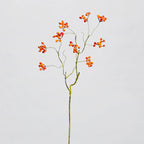 Branche de baies artificielles, 9 baies rouges et houx, décoration intérieure élégante, 70 cm