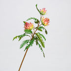 Tige unique de plante artificielle tropicale, Cynara scolymus (Artichaut), 100 cm, décoration intérieure élégante