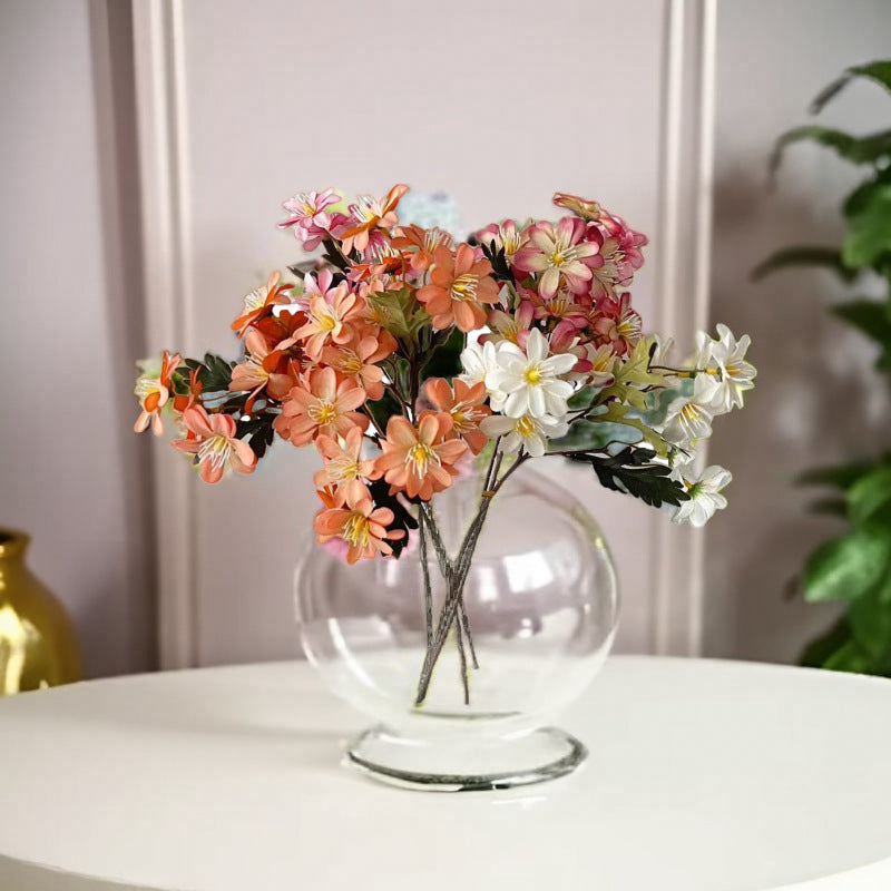 Bouquet de marguerites en polyester, 47 cm, idéal pour mariages et décoration intérieure