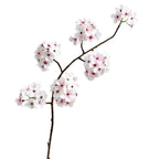 Bouquet artificiel de poirier en fleurs, 6 têtes, 92 cm, soie, décoration élégante pour mariage, terrasse, intérieur
