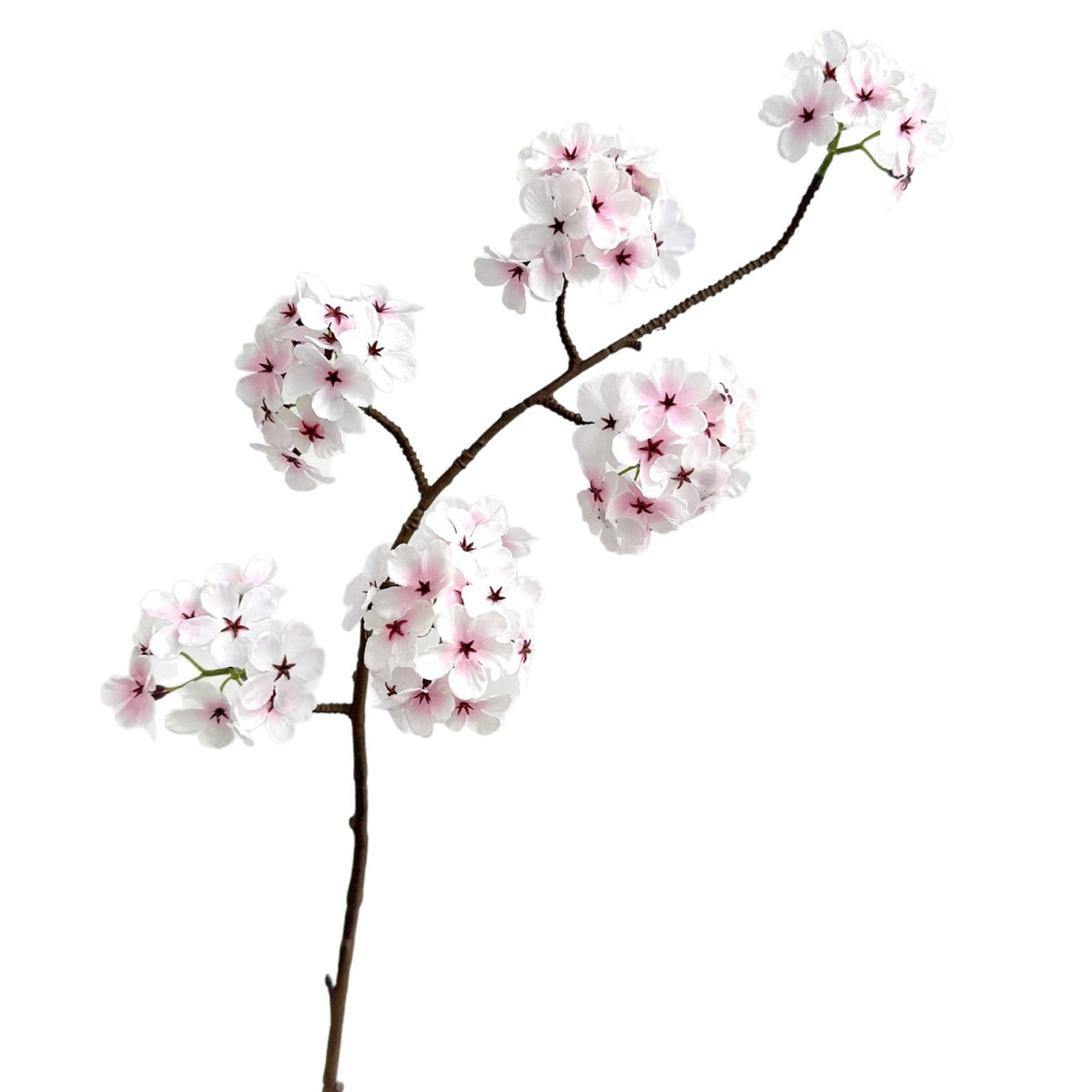 Bouquet artificiel de poirier en fleurs, 6 têtes, 92 cm, soie, décoration élégante pour mariage, terrasse, intérieur