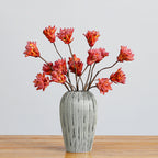 Fleur séchée Protea Cynaroides à tige unique, 44 cm, décoration intérieure élégante