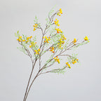 Branche de faux Coriaria avec feuilles et fruits, décoration florale pour intérieur, 98 cm