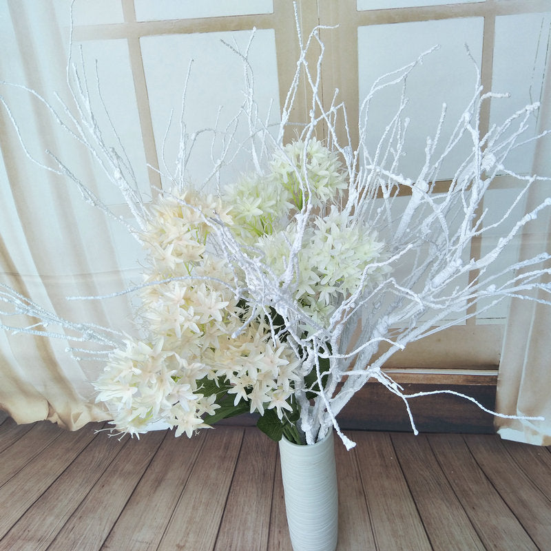 Branche de Corail Artificielle, 100 cm, Une Tige avec 3 Rameaux, Décoration Intérieure, Mariage, Bureau