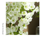 Fleur artificielle en soie polyester, tige unique avec 3 fleurs d'œillet, 72 cm, pour décoration intérieure et événements
