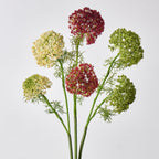 Fleurs artificielles en dentelle, bouquet de 2 fleurs, 73 cm, décoration intérieure, mariage, bureau