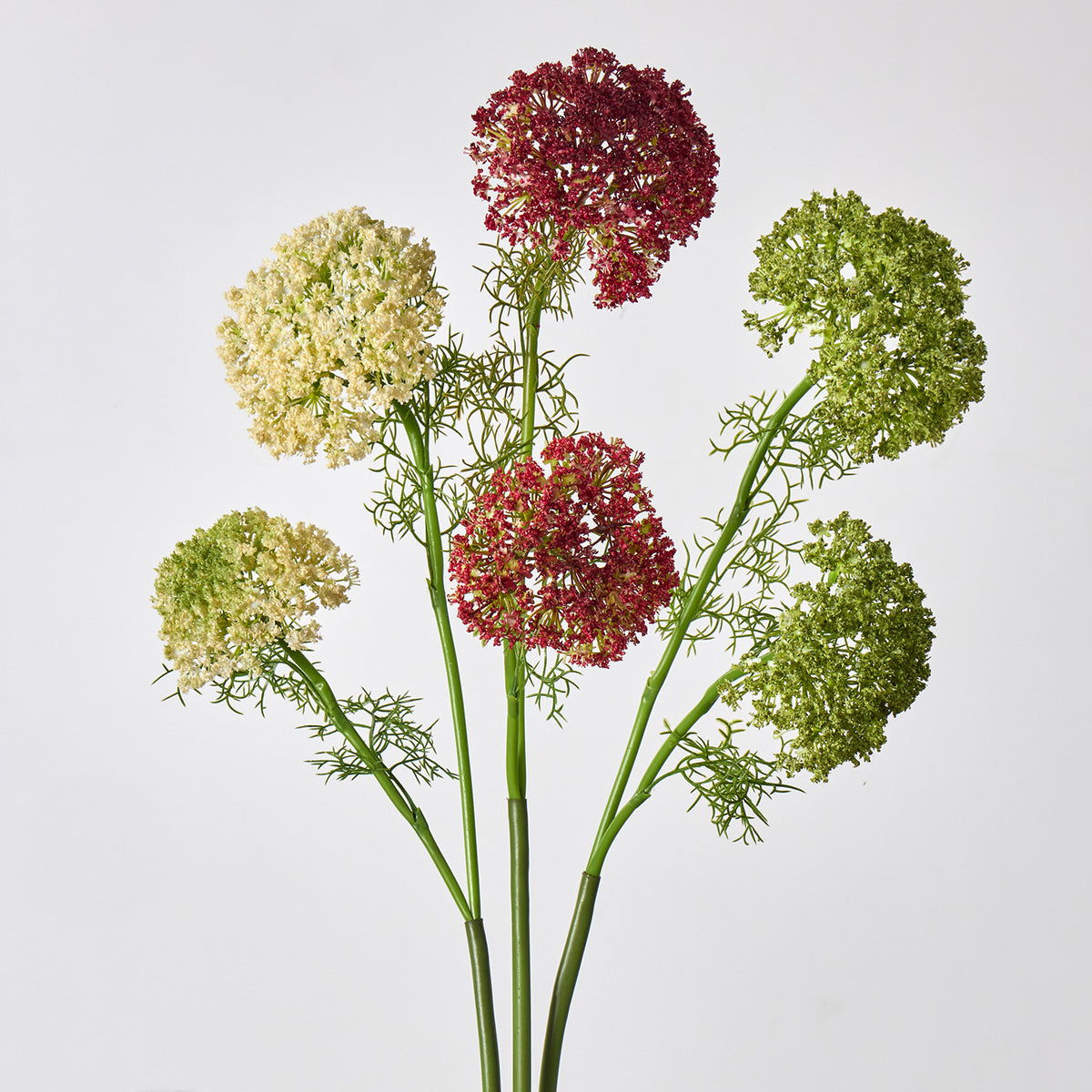Fleurs artificielles en dentelle, bouquet de 2 fleurs, 73 cm, décoration intérieure, mariage, bureau