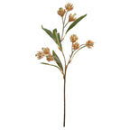 Magnolia artificiel en soie, bouquet de 9 fleurs (61 cm), décoration élégante pour maison, hôtel, mariage, style provençal, sans entretien