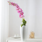 Fleur artificielle Delphinium, 115 cm, style moderne, tissu en polyester, idéal pour mariages et décoration intérieure
