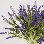 Branche de lavande artificielle 24 fleurs, 66 cm - Décoration intérieure extérieure, mariage, événements