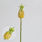 Plante artificielle tropicale, tête d'ananas, tige courte de 30 cm, décor élégant pour maison, mariage ou commerce