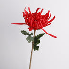 Fleur artificielle en PU, chrysanthème à une tige, 72 cm de hauteur, idéale pour mariages et décoration intérieure