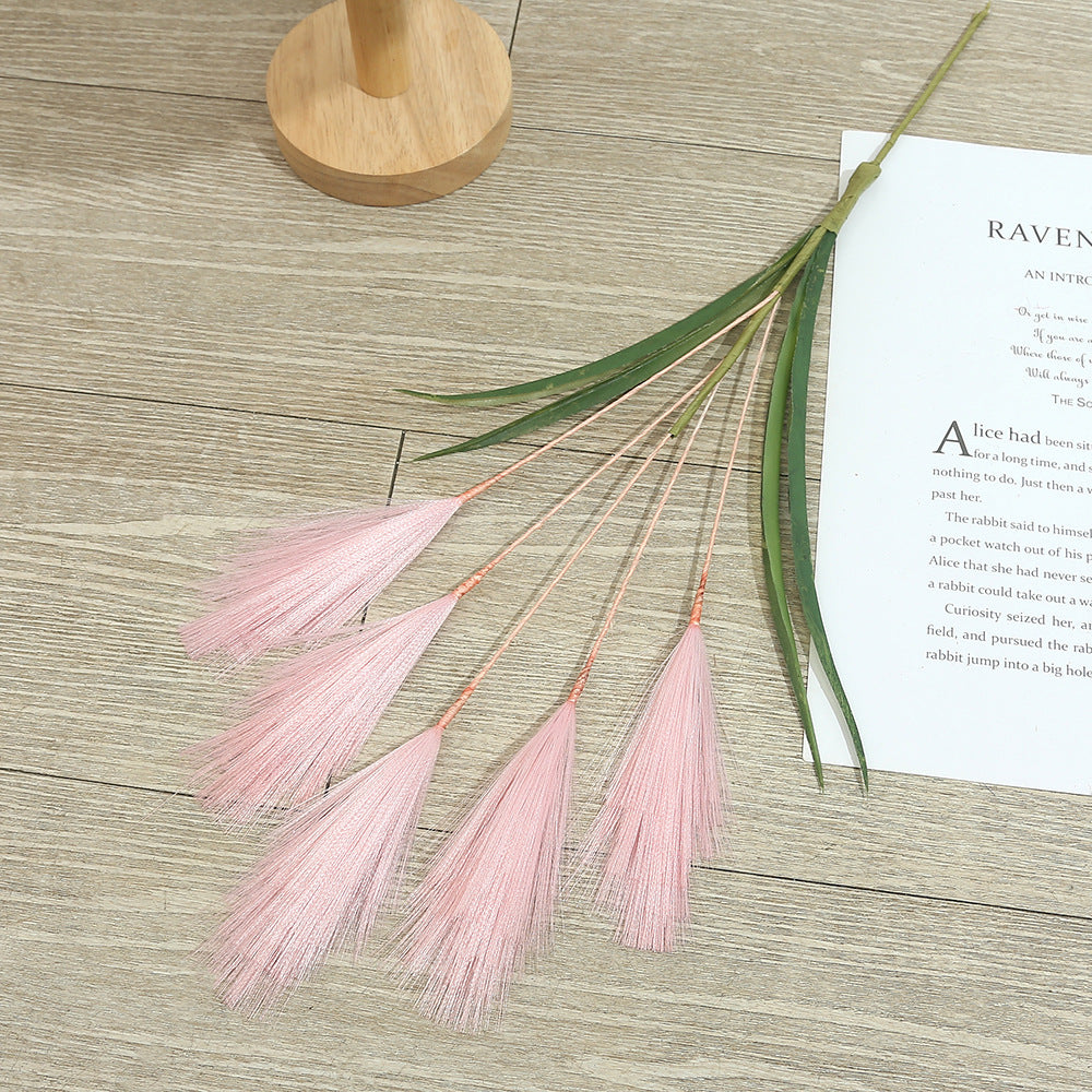 Tige artificielle Pampas 50 cm, décoration élégante pour mariage, maison, extérieur, couleur naturelle