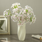 Fleur artificielle en soie polyester, tige unique avec 3 fleurs d'œillet, 72 cm, pour décoration intérieure et événements