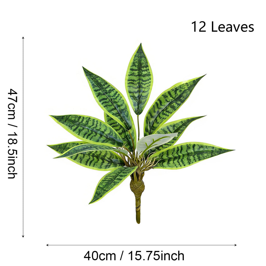 Plante Artificielle Sansevieria, 40 cm, Décoration Intérieure et Extérieure, Style Moderne Nordique