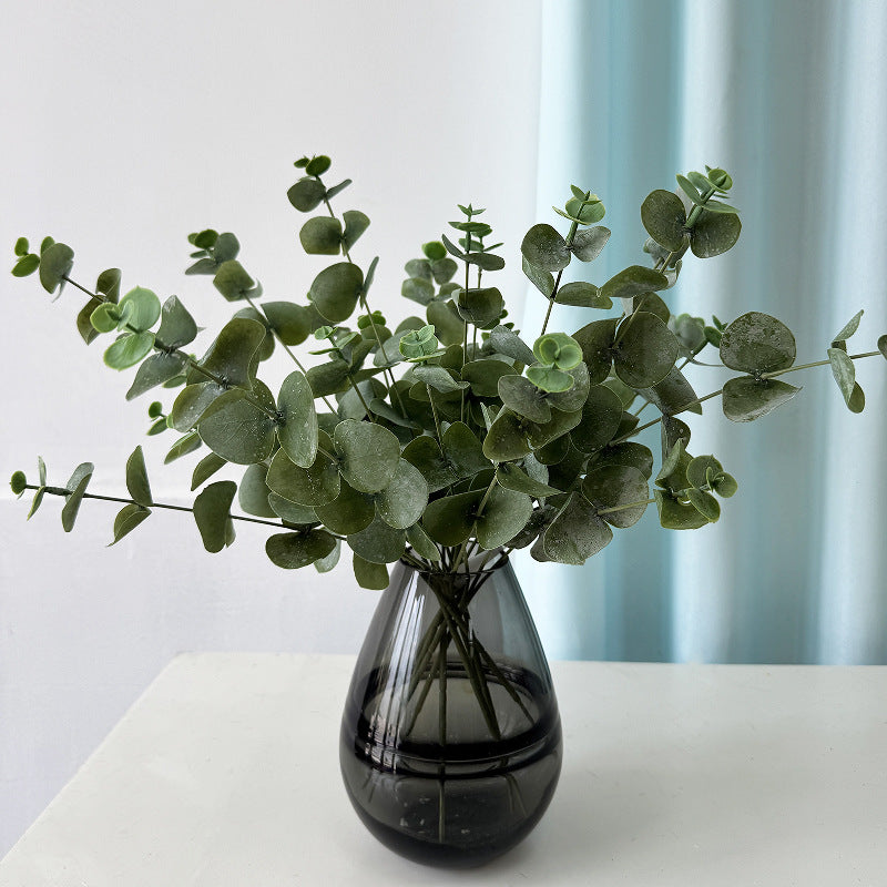 3 Branches d'Eucalyptus Artificiel, 45 cm, Décor d'Intérieur, Mariage, Élégance Naturelle