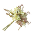 Bouquet de fleurs artificielles élégant, hortensia et eucalyptus, 33 cm, décoration intérieure, mariage, cadeau