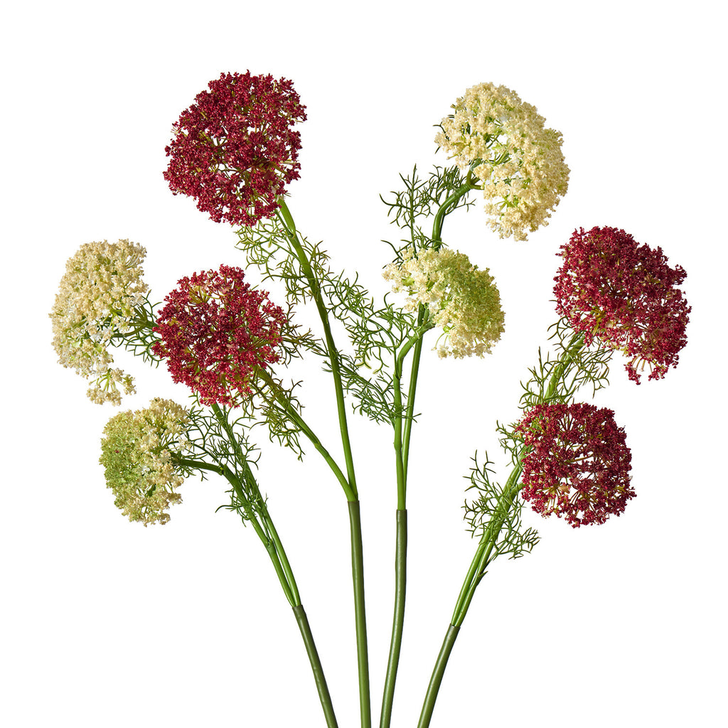 Fleurs artificielles en dentelle, bouquet de 2 fleurs, 73 cm, décoration intérieure, mariage, bureau