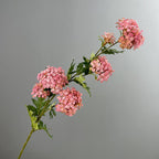 Bouquet de 6 fleurs d'hortensia en plastique, 85 cm, décoration intérieure élégante pour mariage, maison ou bureau