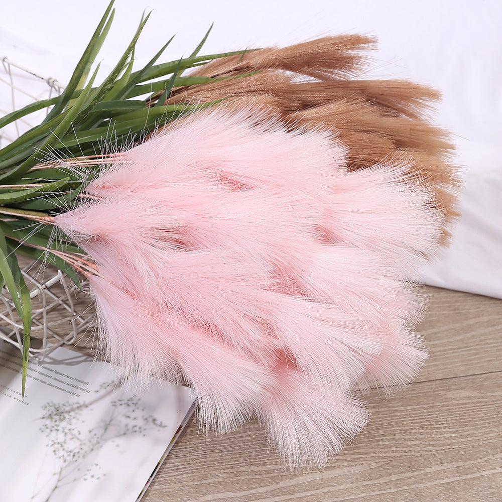 Tige artificielle Pampas 50 cm, décoration élégante pour mariage, maison, extérieur, couleur naturelle