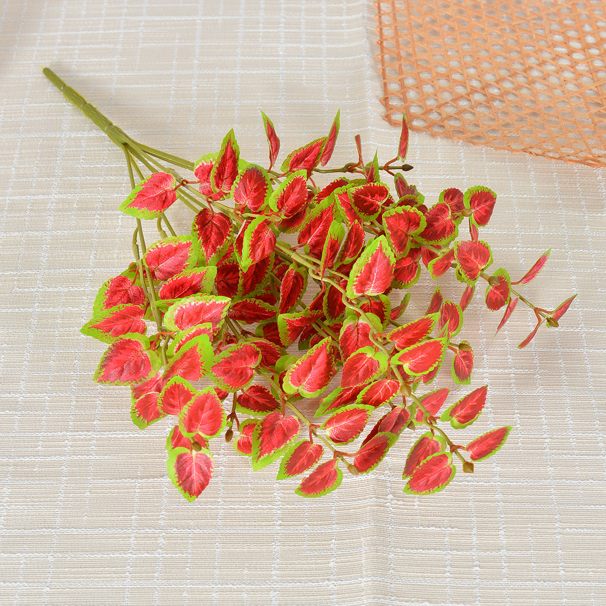Feuilles artificielles de Caladium, 18 cm, idéales pour décoration intérieure et extérieure