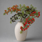 Bouquet de baies artificielles, 87 cm, décoration intérieure élégante, style campagne