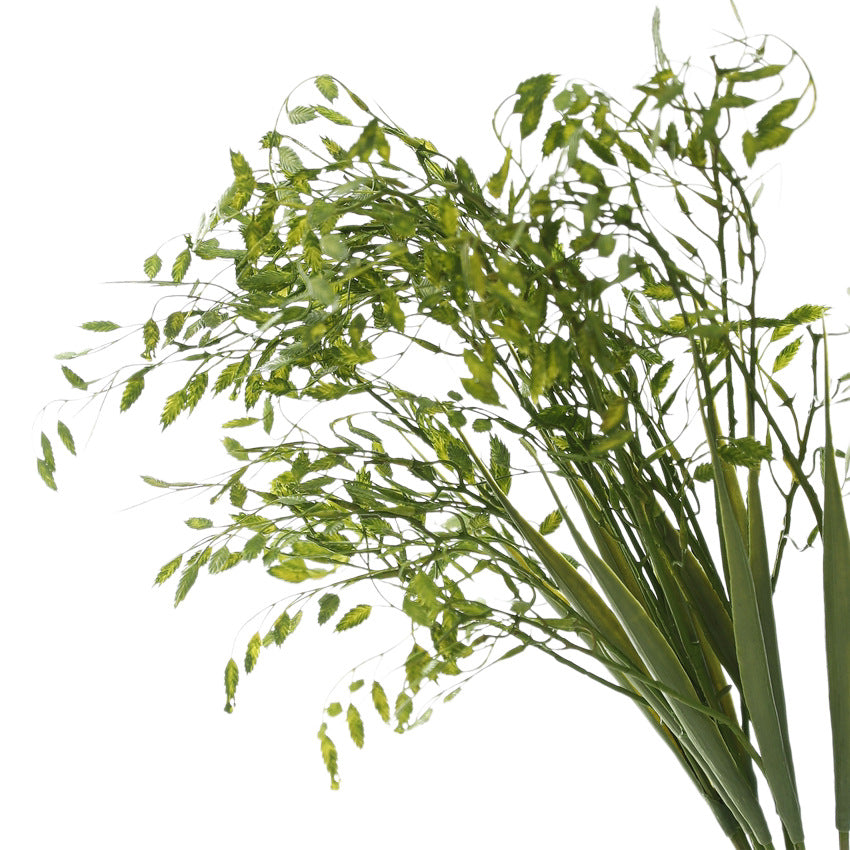 Plante Artificielle Feuillage 2 Branches de Petit Panicaut, 80 cm, Décoration Intérieure et Événementielle