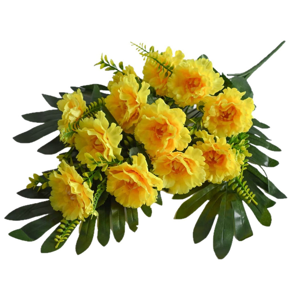 Bouquet de 12 pivoines en soie artificielle, 52 cm, décoration intérieure pour mariage, maison ou hôtel