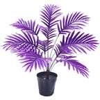 Plante Artificielle Areca, 12 Tiges, 67 cm, Décoration Intérieur et Extérieur, Style Moderne