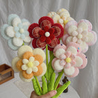 Fleurs artificielles en velours, 10 tiges de fleurs sauvages, 38 cm, décoration intérieure, mariage, événements